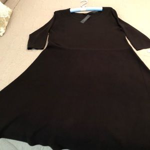 Talbots black sweater dress